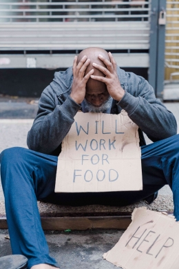 Pengangguran dan Kelaparan. Sumber: pexels.com 