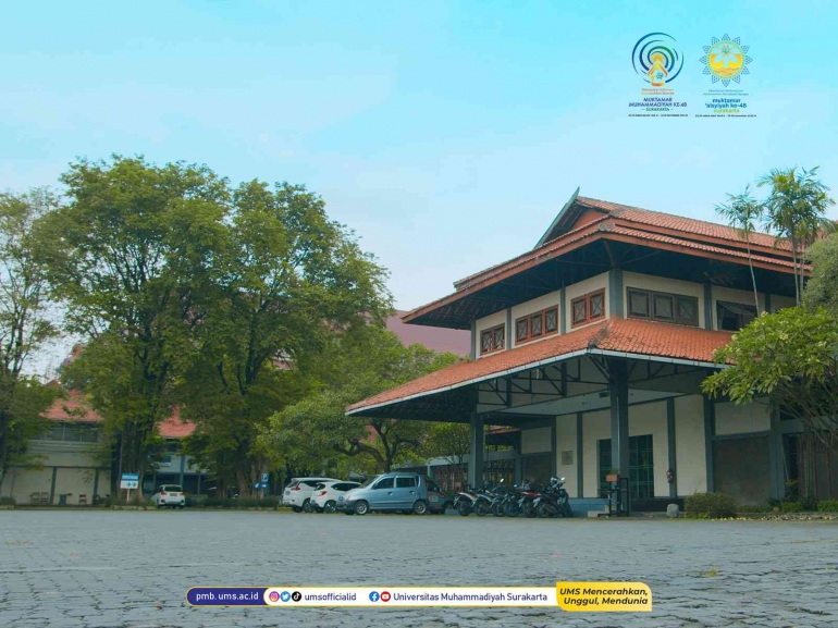 GOR Kampus 2 Universitas Muhammadiyah Surakarta. Foto Humas UMS