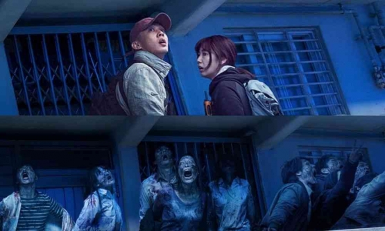Yoo Ah In dan Park Shin Hye bertahan hidup dari kepungan zombie (Pikiran Rakyat)