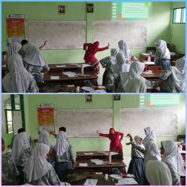 Ice breaking dengan kearifan lokal di SMKN 1 Tasikmalaya (Dokpri)