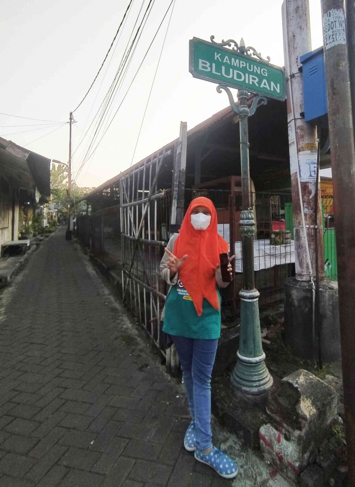 Saya di Kampung Bludiran (Dokpri)