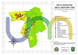 Peta Potensi Desa Botoputih (Dokumentasi Pribadi, 2022)