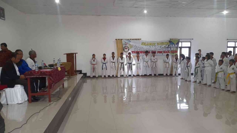 UKT GEUP Taekwondo Ready Club Karo Simalem Kodim 0205/Tanah Karo/dokpri