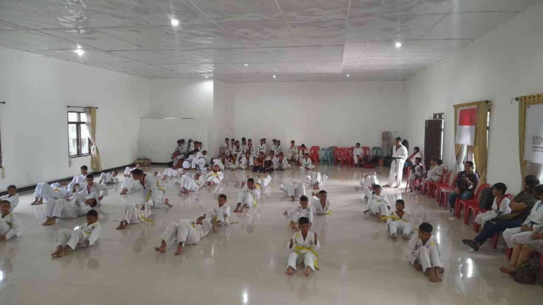 UKT GEUP Taekwondo Ready Club Karo Simalem Kodim 0205/Tanah Karo/dokpri