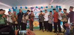 Camat Weru Pandiyanto, ST.,MM membuka acara Festival Anak Sholeh. (Foto: Dok)