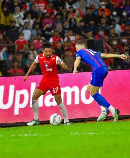 Saddil bersama Sabah FC musim ini (Foto Intstagram.Com/saddilramdanii)