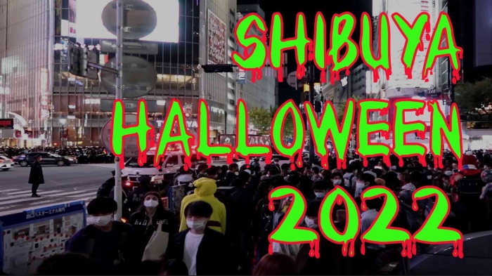 Scrambe Crossing Shibuya saat Halloween 2022 (dokpri)