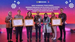 Kanwil Kemenkumham DIY Raih Penghargaan Pelaksanaan Anggaran Terbaik dari DJKI (Foto: dok. Kemenkumham DIY)