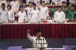 Ilustrasi Saat Deklarasi Koalisi Gerindra PKB, Foto Dok. Antara/Yulius Satria Wijaya