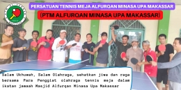 Penggiat Tennis Meja PTM AlFurqan Minasa Upa Makassar