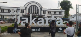 Suasana Senja Di Stasiun Jakarta Kota (Dokpri)