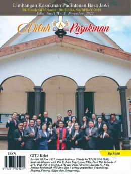 Cover Dilah Kasukman edisi November 2022 Majelis dan Gembala Jemaat GITJ Kelet (Dokumen Pribadi)