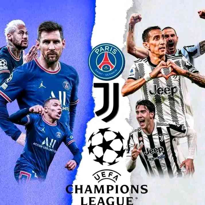 Para pemain PSG dan Juventus (UEFA CHAMPIONS LEAGUE)