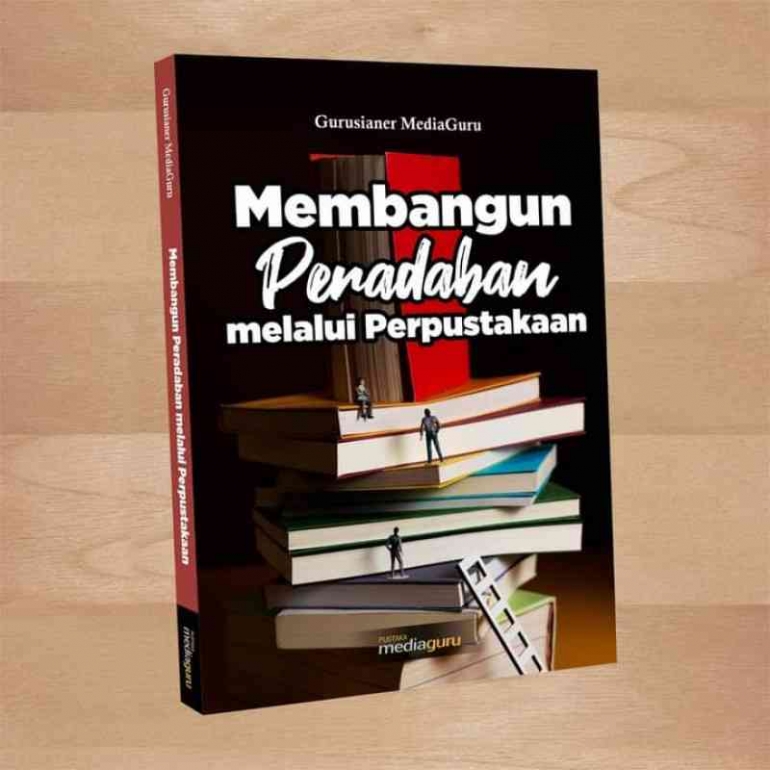 Buku hasil lomba bulan Oktober 2022 dengan judul Membangun Peradaban Melalui Perpustakaan (dokpri)