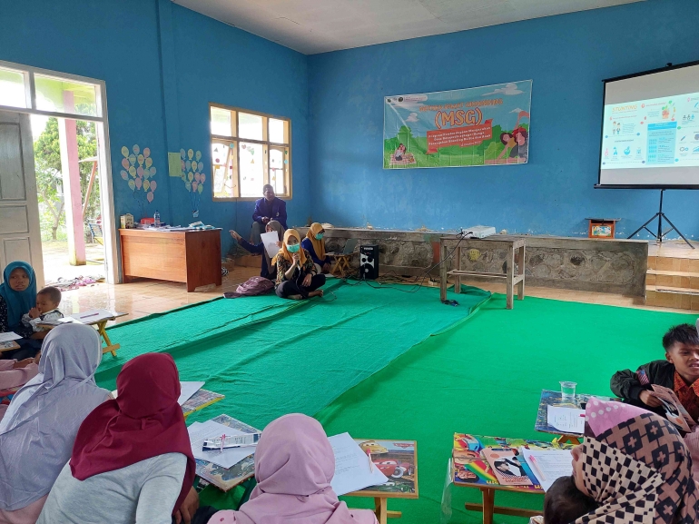 Edukasi Stunting oleh Ibu Anjar Wulandari, A.Md.Keb. (Dokumentasi Pribadi, 2022)