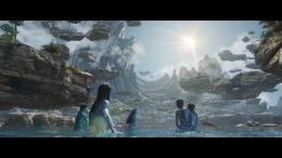 Penampilan tampak pertama yang terlihat dalam trailer Avatar The Way of Water (sumber foto : IMDB)