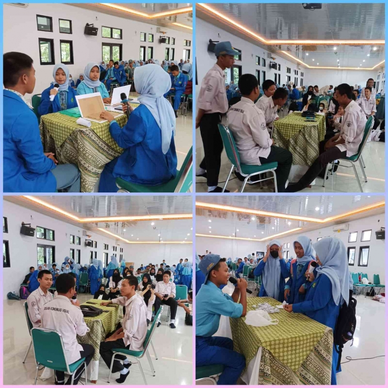 Praktik negosiasi di kelas MPLB dan DKV SMKN 1 Tasikmalaya (Dok. pribadi)