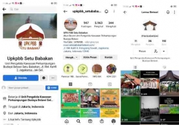 Facebook, Instagram dan Tiktok Desa Wisata Perkampungan Budaya Betawi