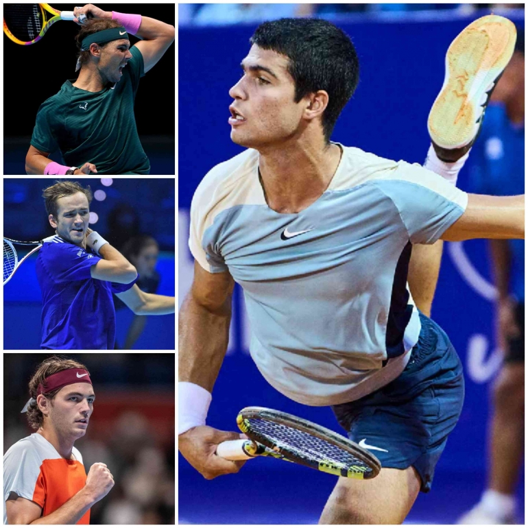 Tiga unggulan R. Nadal(2), D. Medvedev(4) dan T. Fritz(9) tersingkir di Paris Master 2022, sedangkan C. Alcaraz G(1) melaju. Sumber foto : atptour.com