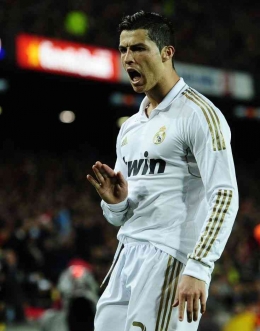 Selebrasi Calma Cristiano Ronaldo ( Pinterest) 