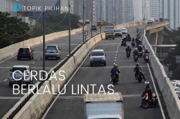 Ilustrasi: Pengendara sepeda motor nekat melawan arah saat berlangsung razia. (Diolah kompasiana dari foto: KOMPAS IMAGES/KRISTIANTO PURNOMO)