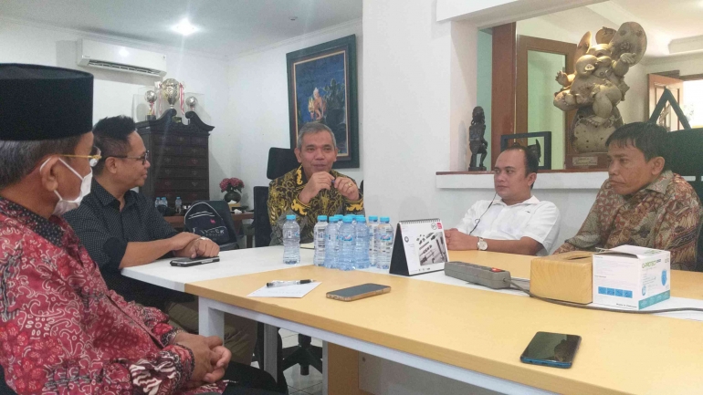 Dokpri Pertemuan Ketua Umum IA ITB dengan PJ Bupati Kampar dan rombongan