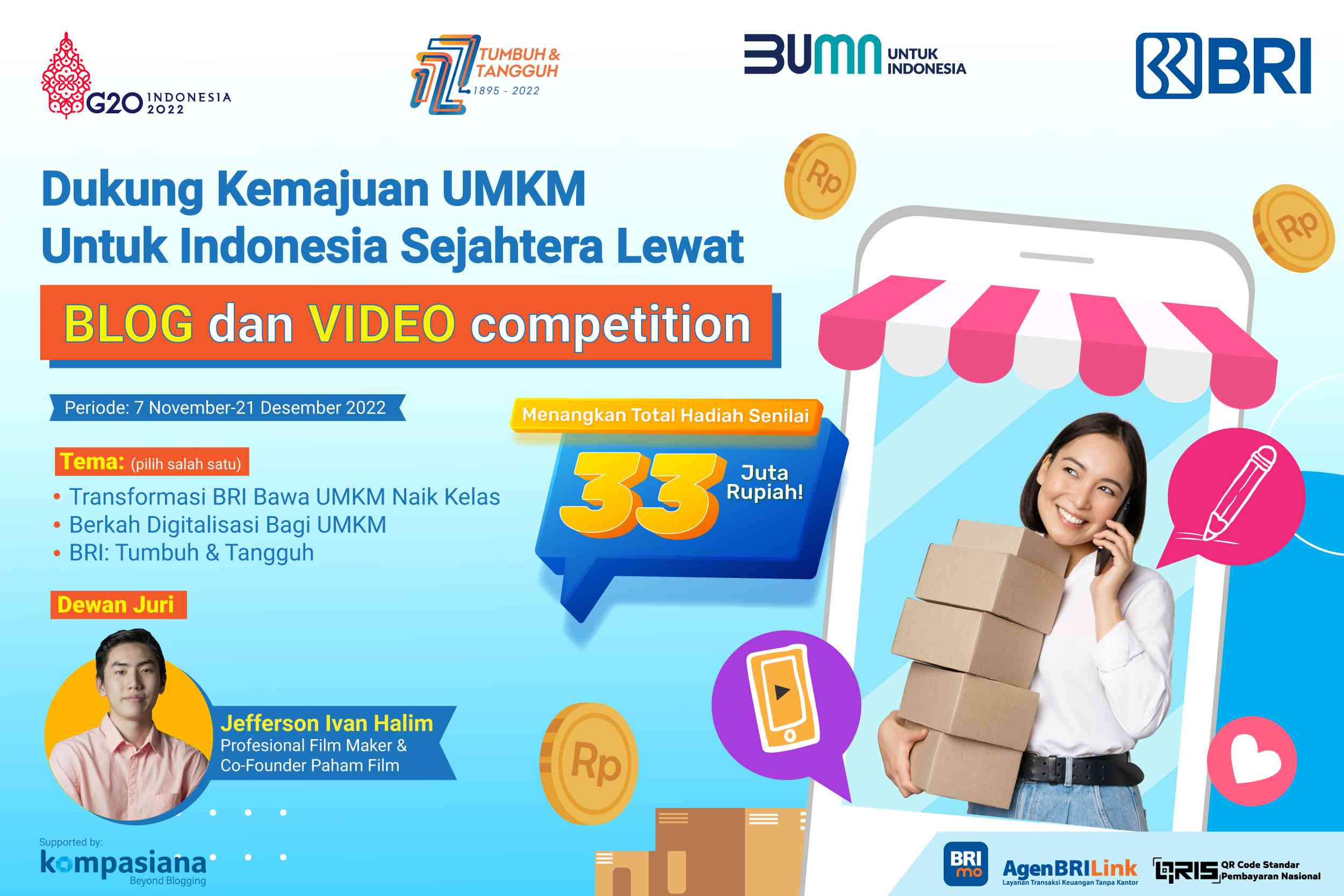Ikut Kontribusi Majukan UMKM Lewat Konten Menangkan Total Hadiah 