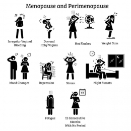 Gejala menopause dan perimenopause | sumber: happifyourworld.com