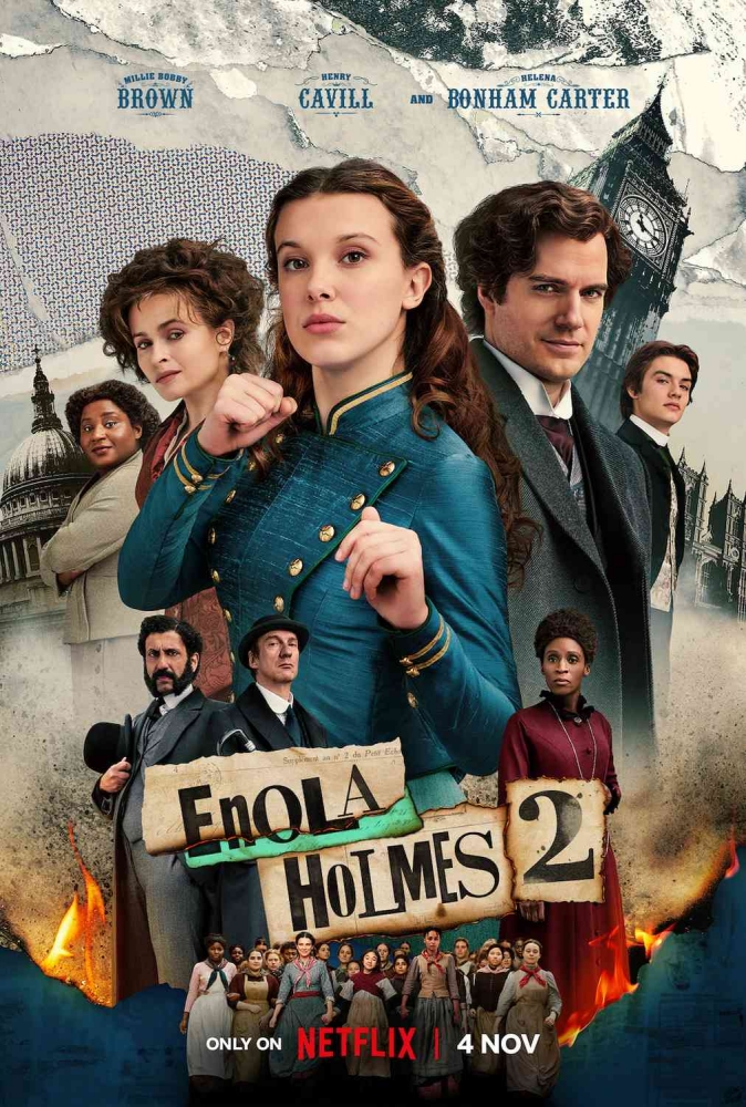 Poster by Netflix Enola Holmes 2 via imdb.com