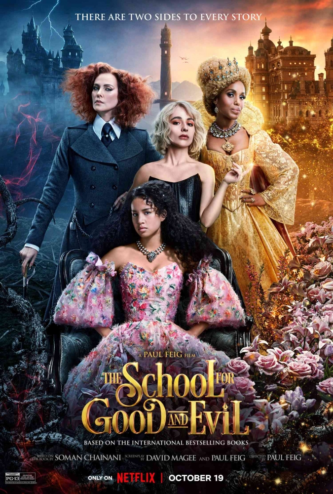 Poster resmi film The School for Good and Evil (sumber foto : IMDb)