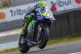 Walau menunggang Yamaha, peforma Rossi mulai menurun. Sumber: Motogp.com