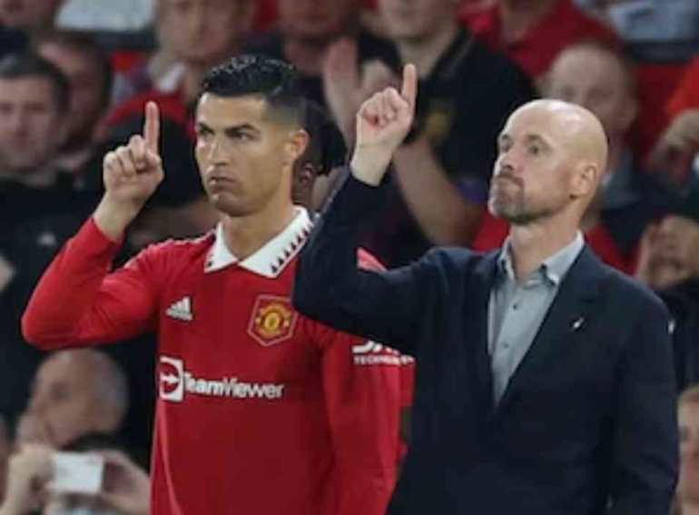 Setelah sebelumnya bersitegang, Ten Hag berikan pujian kepada Ronaldo (CNN indonesia)