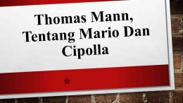 Novel Thomas Mann, tentang Mario dan Cipolla