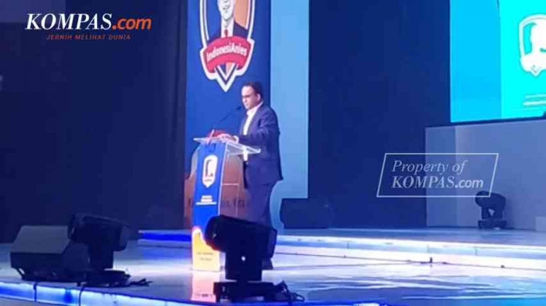 Anies Baswedan Saat Pidato Di Acara Deklarasi Relawan IndonesiaAnies, Foto Dok. Kompas.com