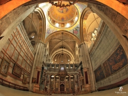 Gereja Orthodox Yunani di Gereja Makam Kudus. Sumber: dokumentasi pribadi