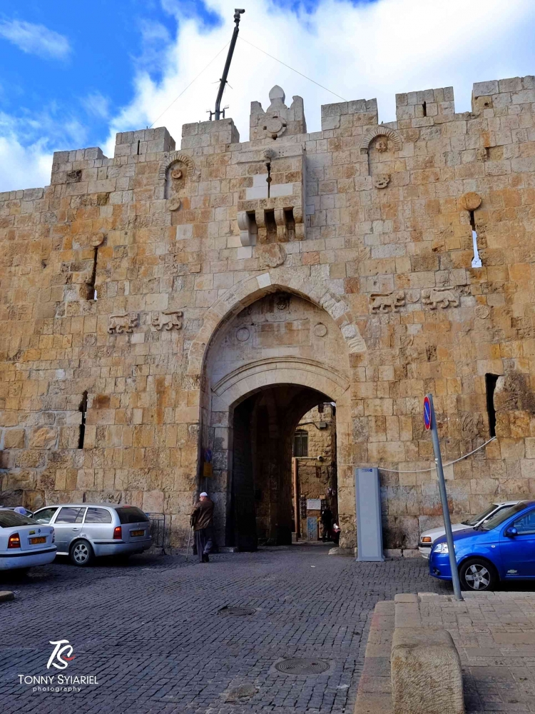 Lions' Gate di Muslim Quarter. Sumber: dokumentasi pribadi