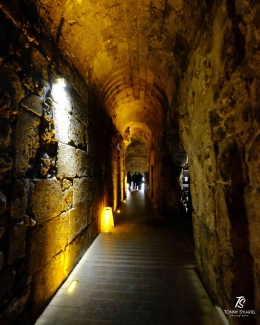 Terowongan Western Wall. Sumber: dokumentasi pribadi