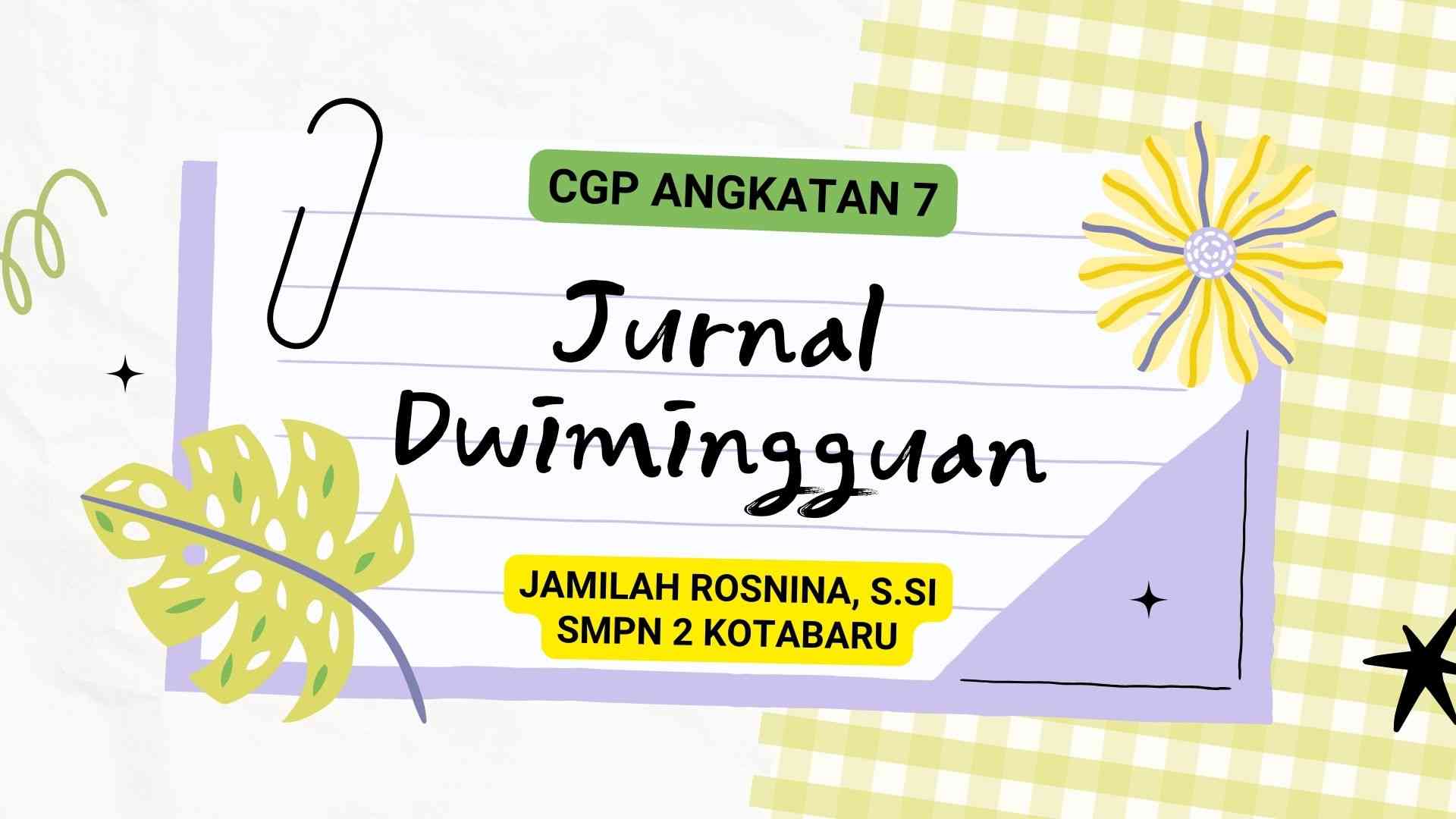 Jurnal Refleksi Dwimingguan Modul 1.1 Filosofi Kihajar Dewantara ...