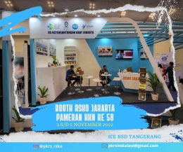 Booth RSKO Jakarta di Pameran HKN ke 58 2022 I Sumber Foto: Sari RSKO Jakarta