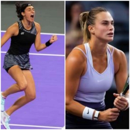 Petenis Prancis Caroline Garcia dan petenis Belarus Aryna Sabalenka akan duel di final untuk Klaim Juara WTA Final 2022. Sumber foto : wtatennis.com