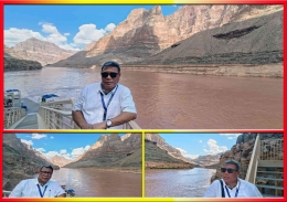 Panorama Penuh Pesona Di dasar Grand Canyon | Dok. Pribadi