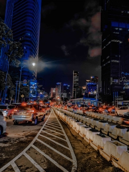 congestion in the city of jakarta