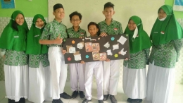 Kreativitas kelas siswa kelas 7 MTsN 4 Kota Surabaya dalam menyelesaikan P5 (dokpri)