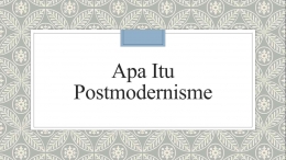 Postmodernisme/dokpri