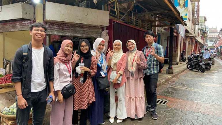 dokpri: Pendampingan salah satu UMKM di Pasar Suryakencana, Kota Bogor.