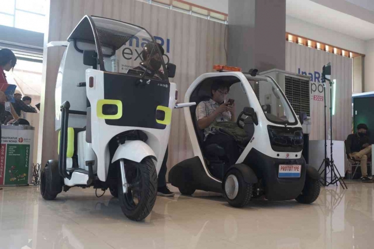 Mobil listrik di acara InaRI EXPO (dokumentasi pribadi)
