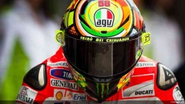 Rossi bersama Ducati. Sumber: Motogp.com