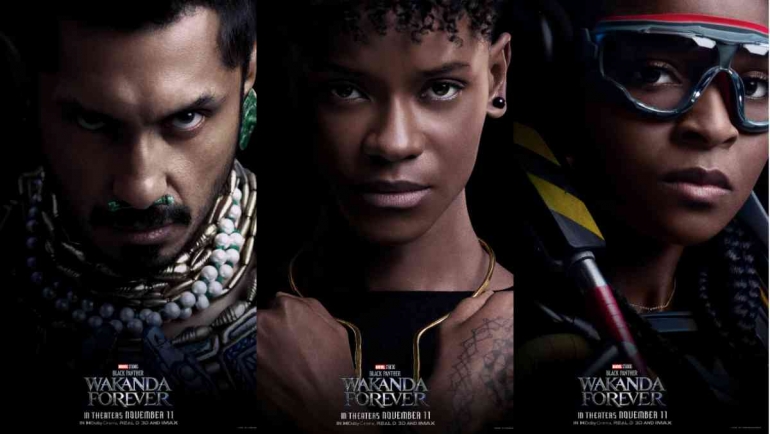 Poster Black Panther: Wakanda Forever by Marvel Studio via nerdist.com