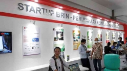 BRIN memberikan ruang bagi perusahaan rintisan berbasis riset untuk ambil bagian dalam InaRI Expo 2022 | dokumentasi pribadi