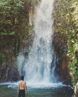 Foto penulis di Air Terjun Sihobuk, Doc: pribadi